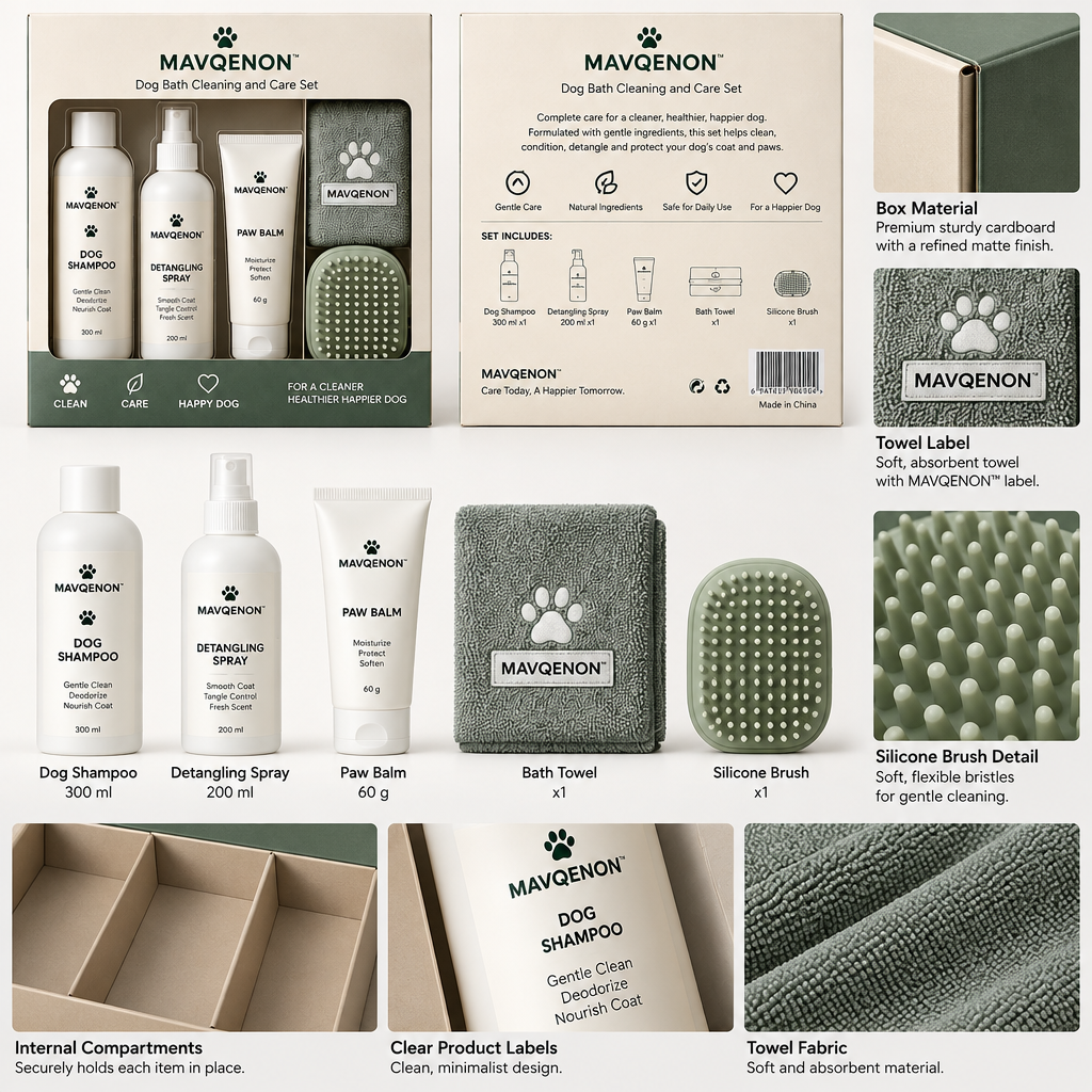 MAVQENON™ Dog Bath Cleaning and Care Set image 6