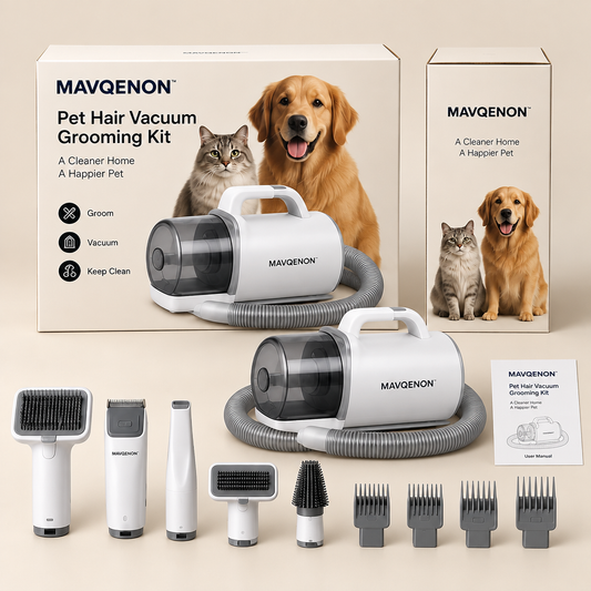 MAVQENON™ Pet Hair Vacuum Grooming Kit primary image