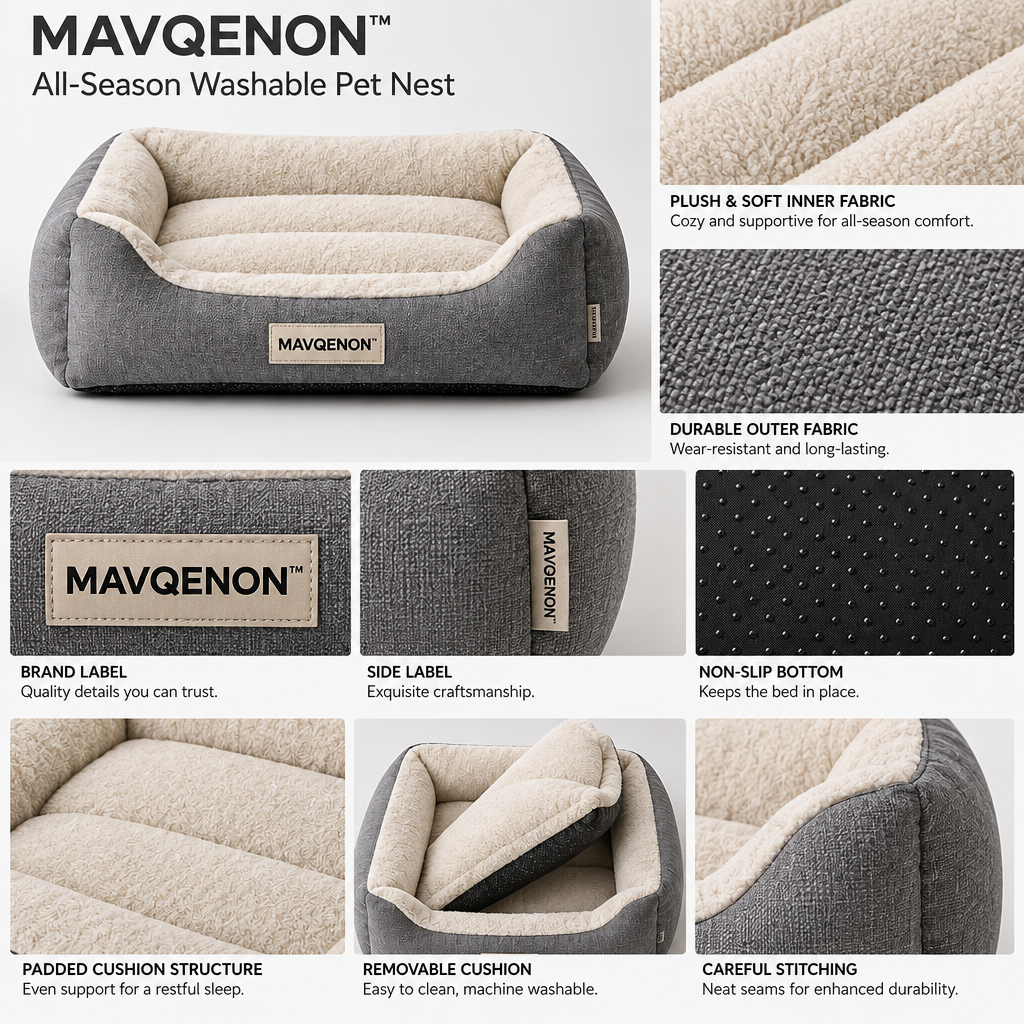 MAVQENON™ All-Season Washable Pet Nest image 6