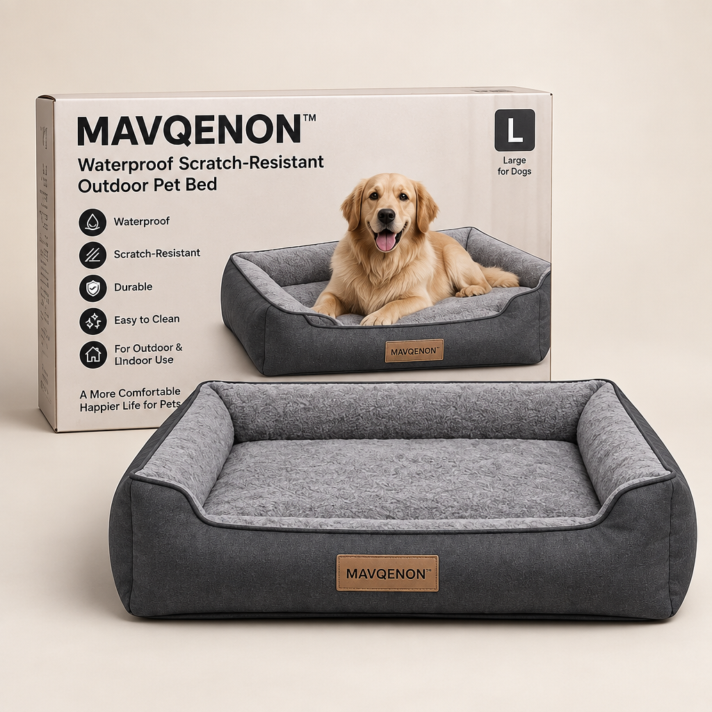 MAVQENON™ Waterproof Scratch-Resistant Outdoor Pet Bed primary image