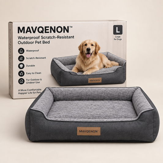 MAVQENON™ Waterproof Scratch-Resistant Outdoor Pet Bed primary image